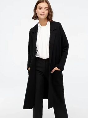 J. Crew | Cardigan | J. Crew Ella Coat Cardigan | Black